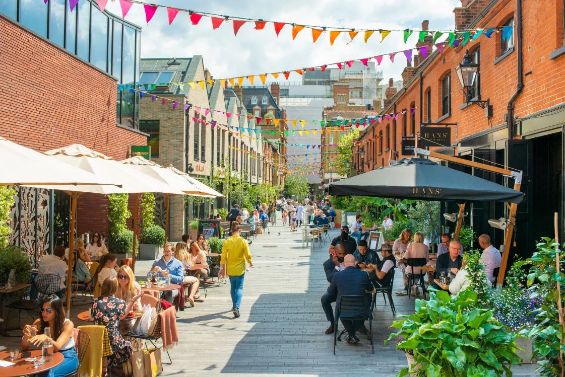 London hotel packages near Pavilion road